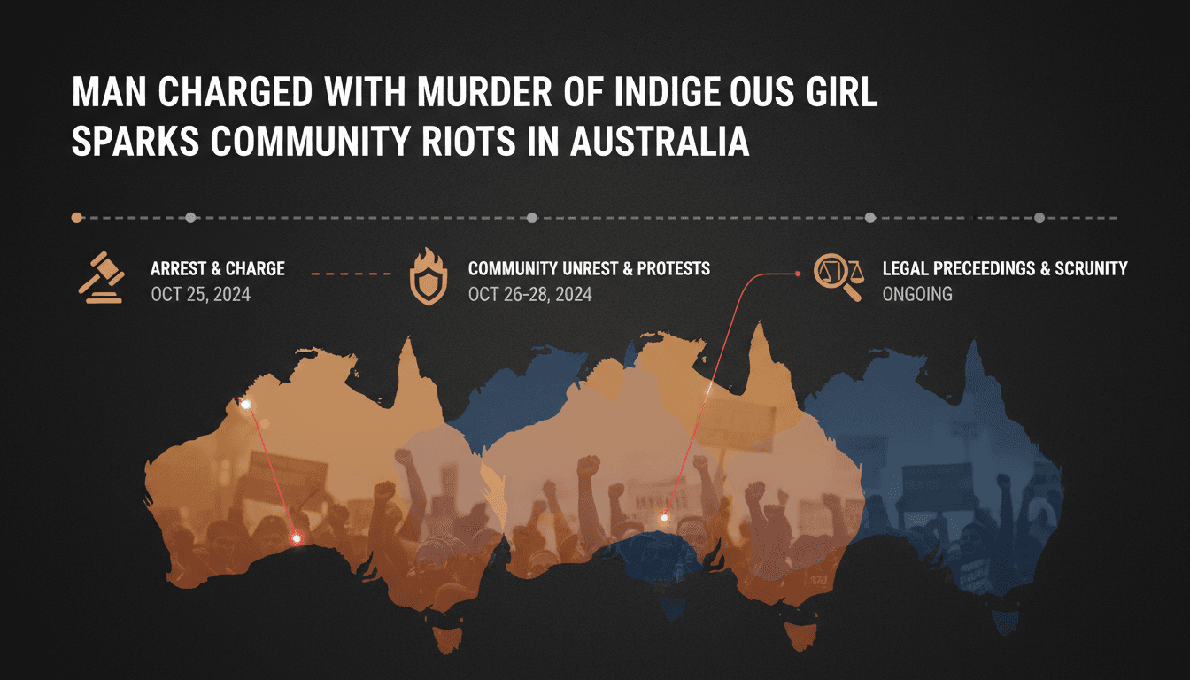 Man Charged with Murder of Indigenous Girl Sparks Community Riots in Australia