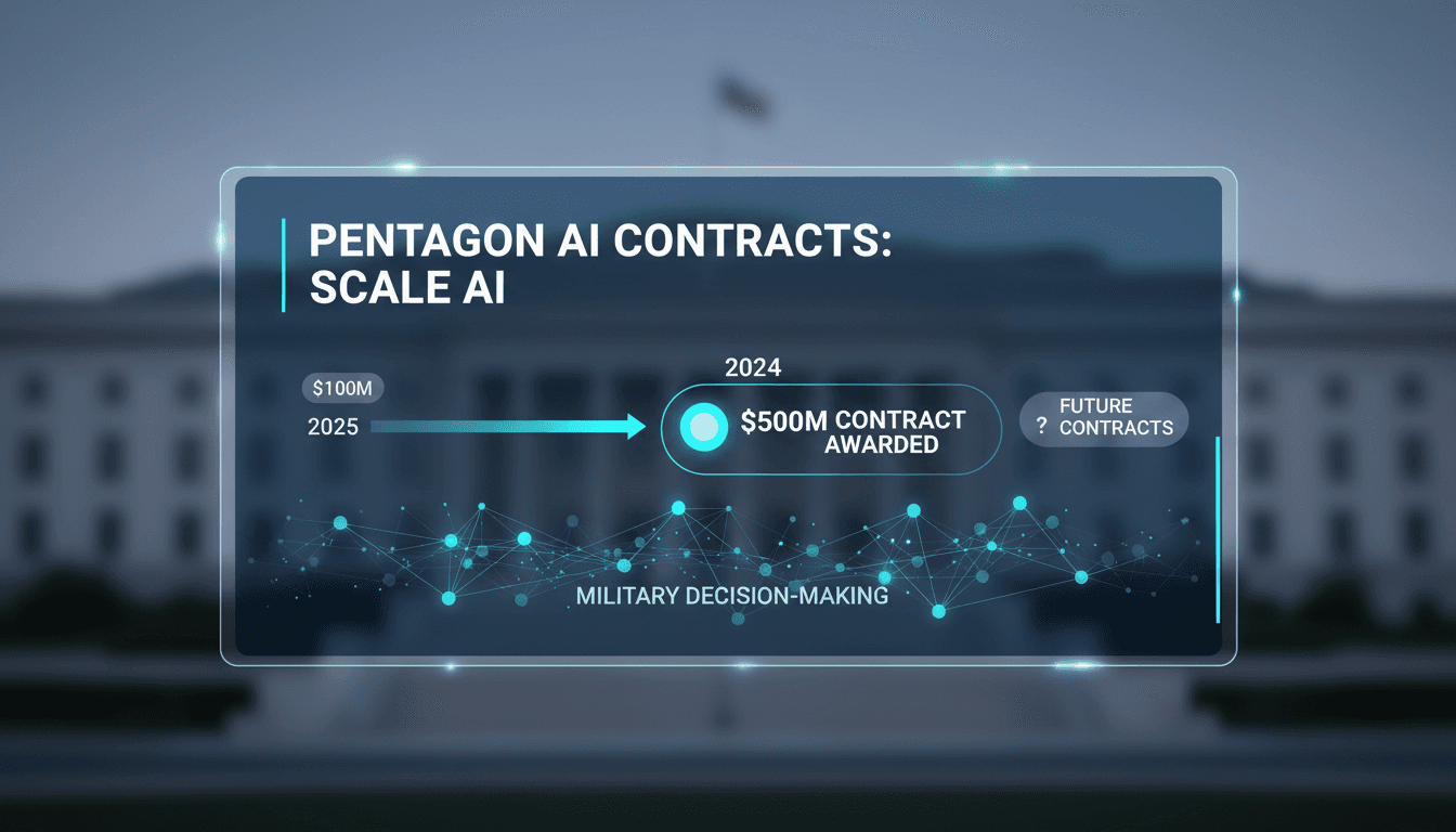 Pentagon awards contract to Scale AI for military AI integration