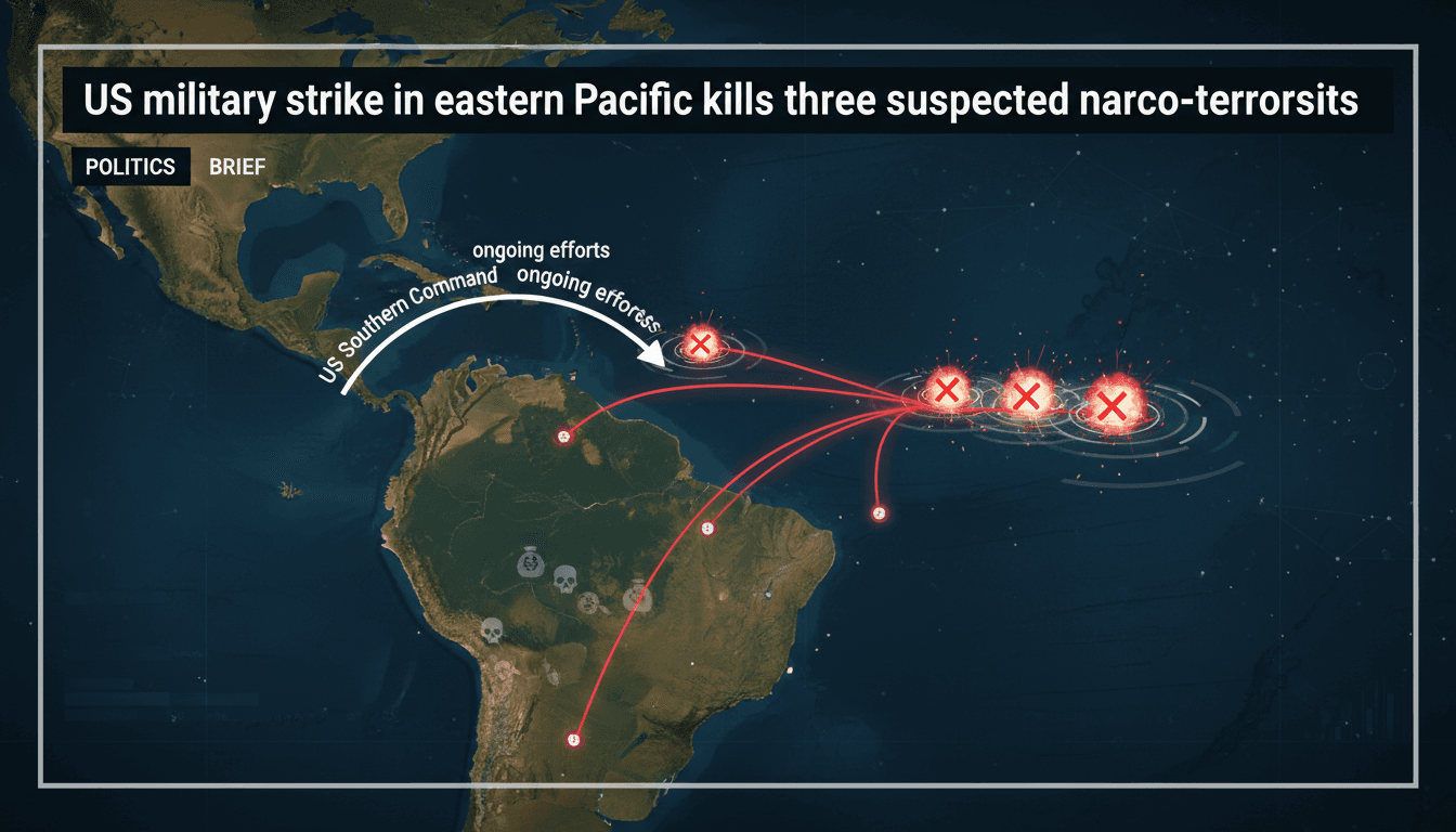 US military operation targeting drug trafficking in the Pacific