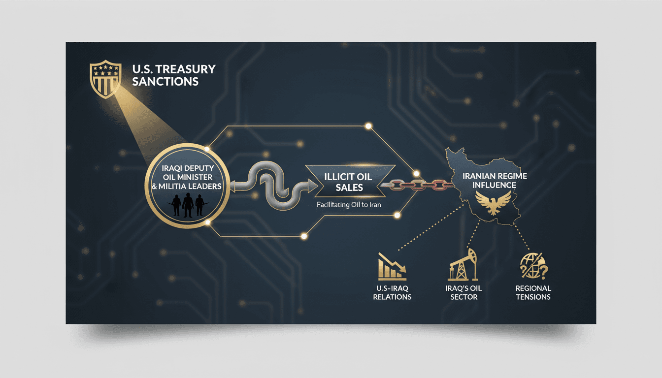 U.S. Treasury Department sanctions announcement graphic