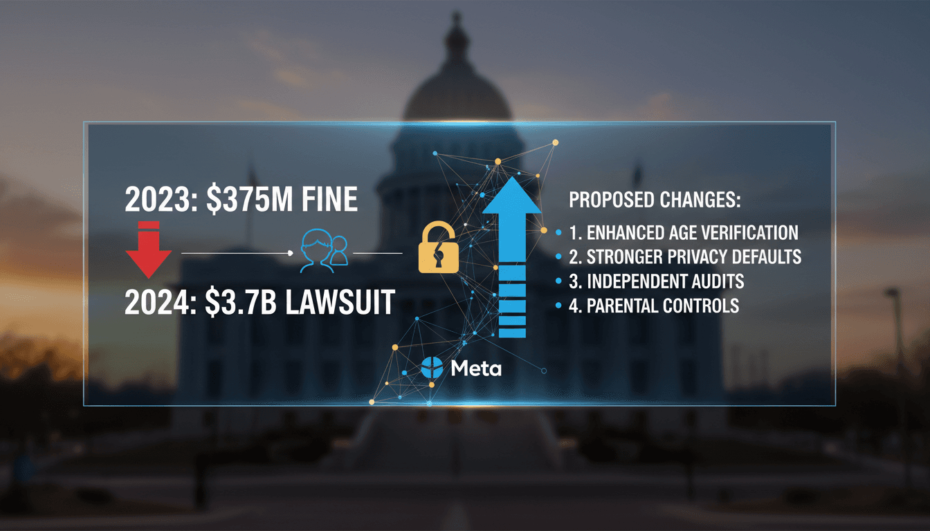 New Mexico attorney general announces lawsuit against Meta for child safety failures.