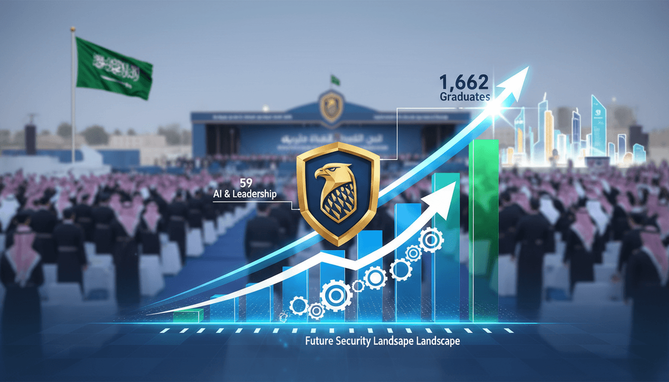 Graduation ceremony at King Fahd Security College in Riyadh