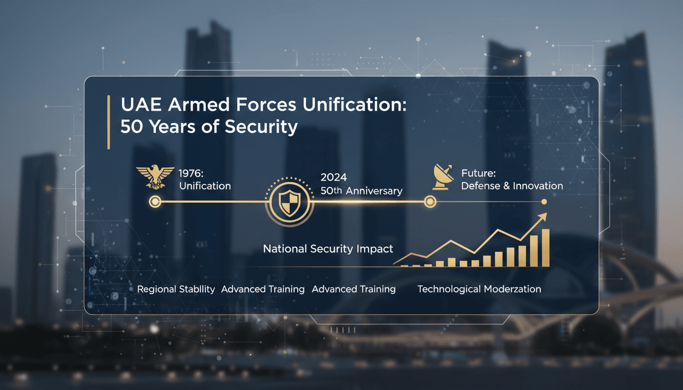 UAE Armed Forces 50th Anniversary celebration with national pride