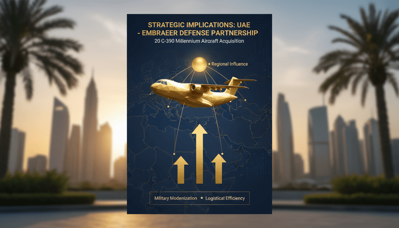 UAE signs contract to purchase 20 C-390 Millennium military transport aircraft from Embraer