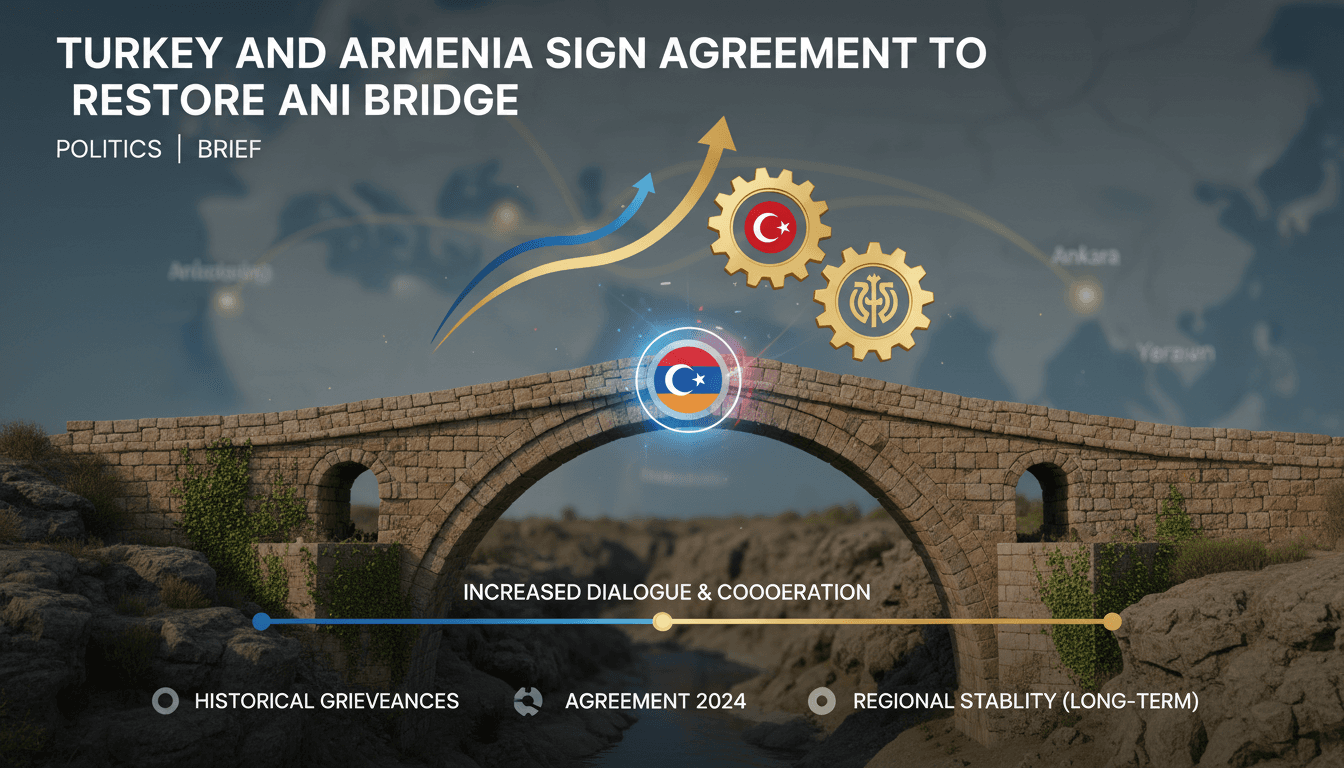 Turkey and Armenia sign agreement to restore Ani Bridge