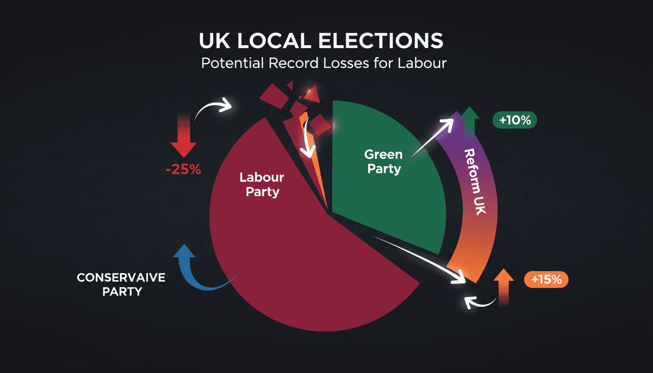 Labour Party leader Keir Starmer addressing voters ahead of local elections.