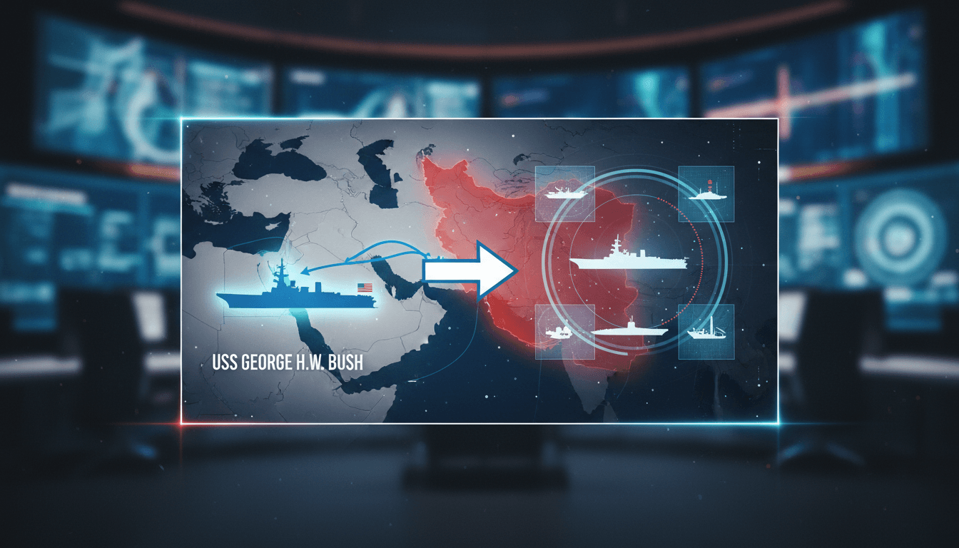 US Deploys USS George H.W. Bush to Arabian Sea to Enforce Maritime Blockade on Iran