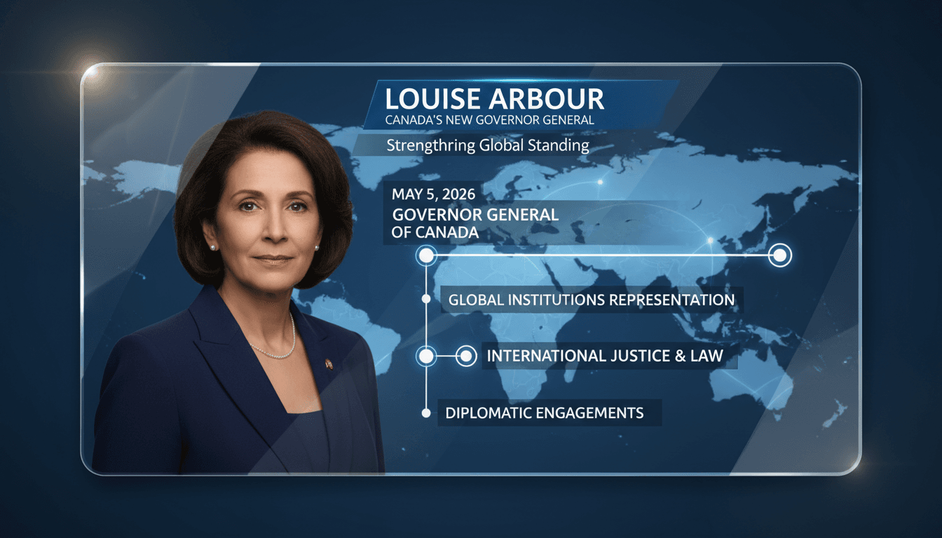 Louise Arbour appointed as Canada's new governor general