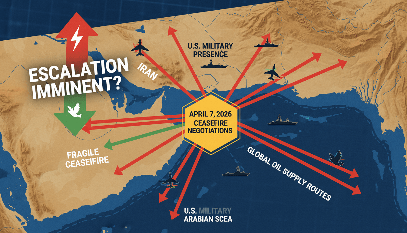 United States Signals Potential Military Escalation Against Iran Amid Ceasefire Negotiations