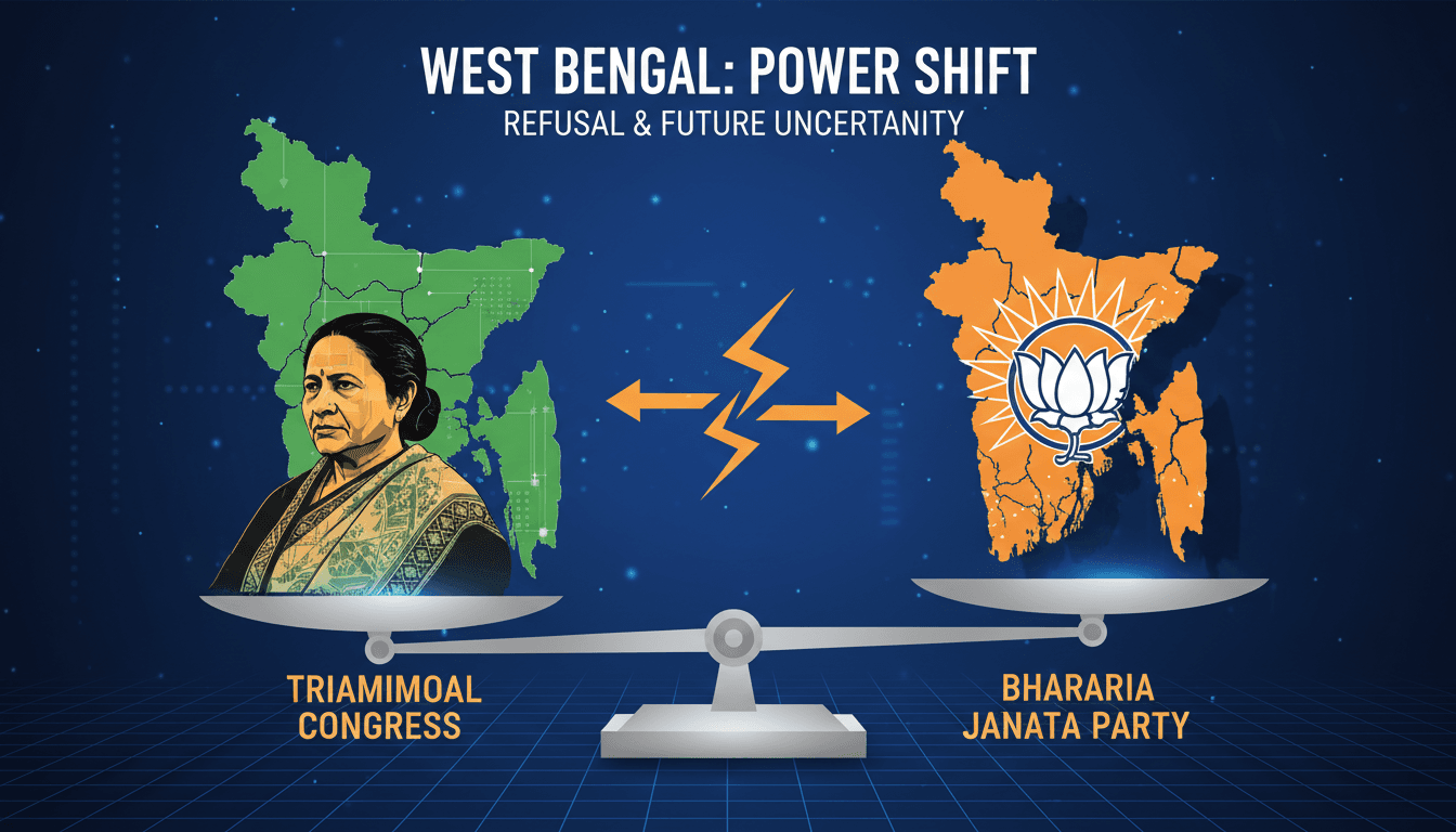 Mamata Banerjee refuses to resign after BJP victory in West Bengal elections