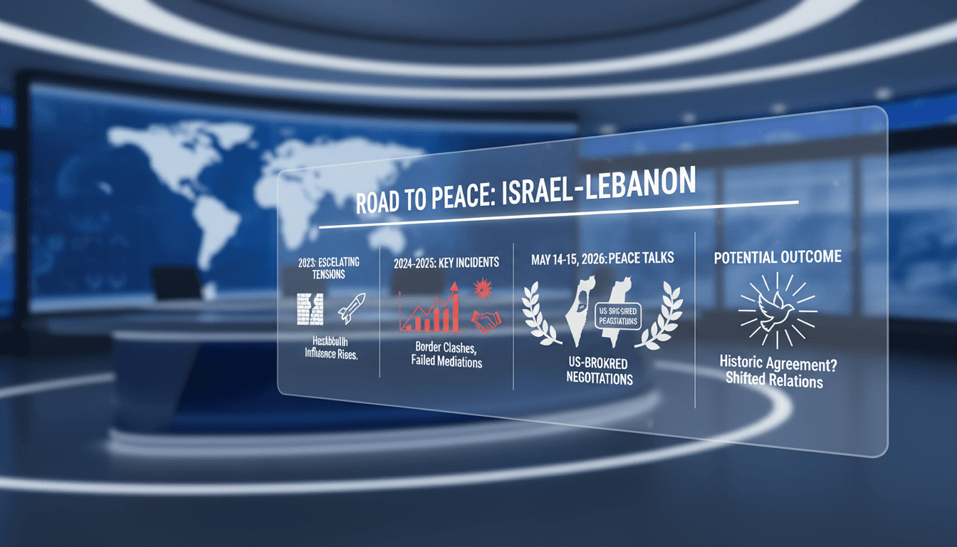 U.S. Secretary of State announces new peace talks between Israel and Lebanon