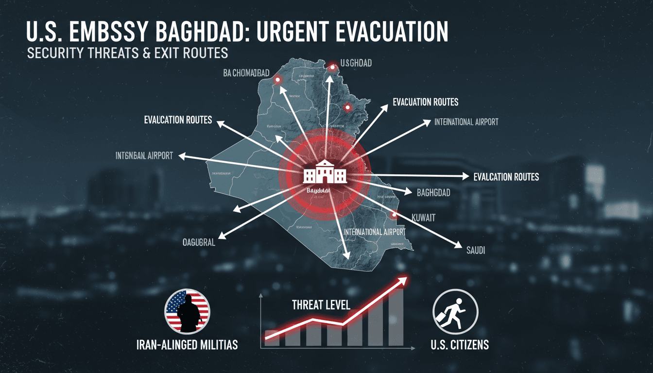 U.S. Embassy in Baghdad issues urgent evacuation warning for American citizens