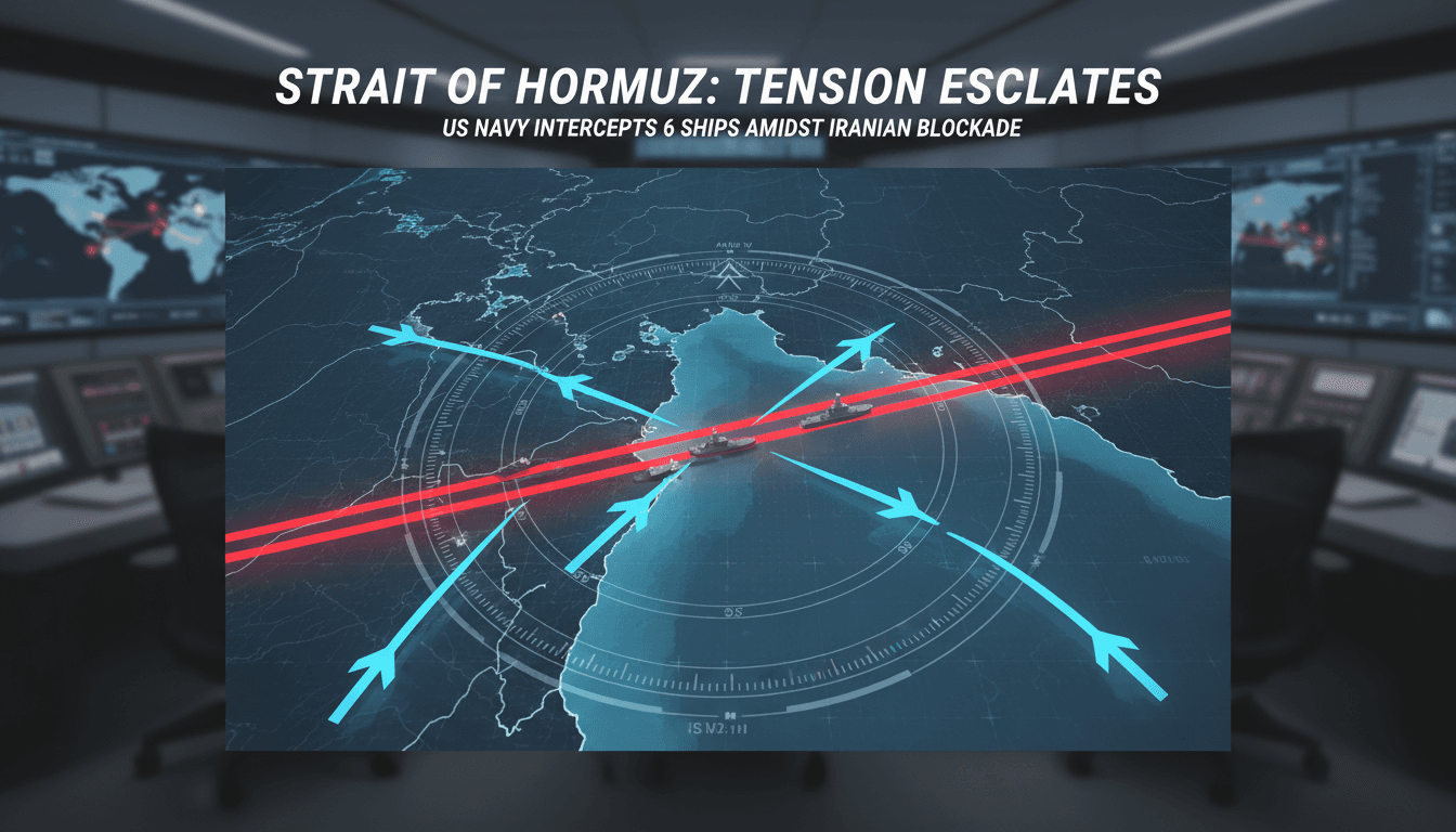US Military Operations Intensify to Reopen Strait of Hormuz Amid Iranian Blockade