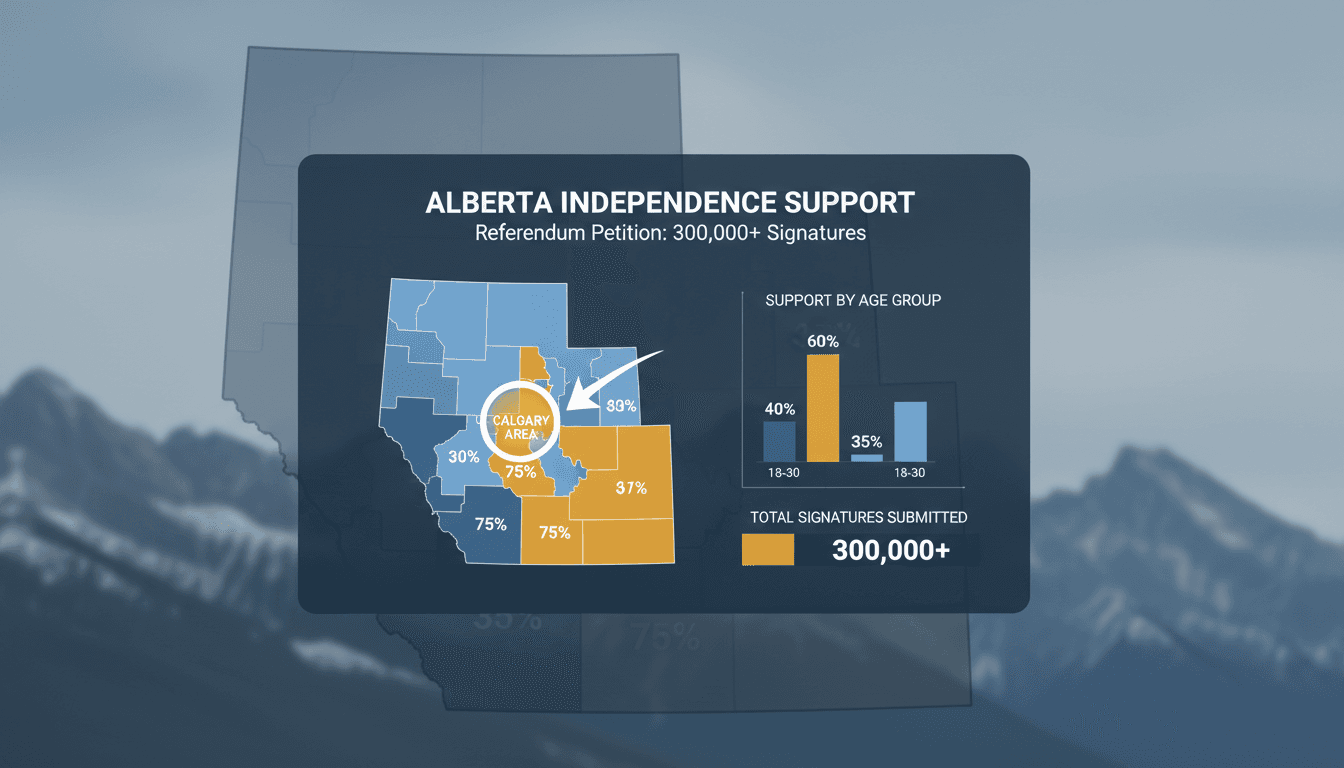 Alberta separatist movement submits over 300,000 signatures for independence referendum