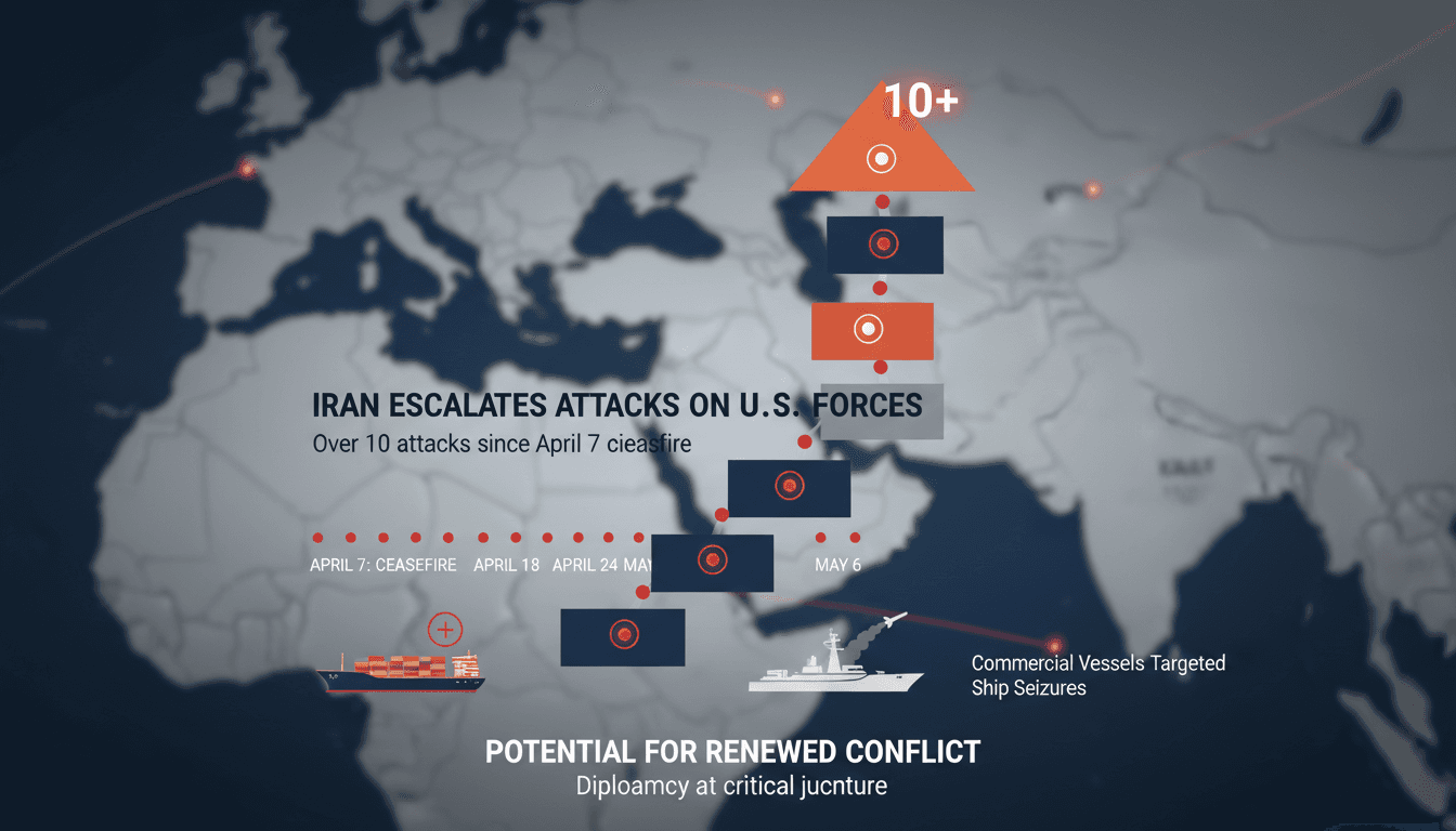 Iran escalates military attacks on U.S. forces despite ceasefire agreement