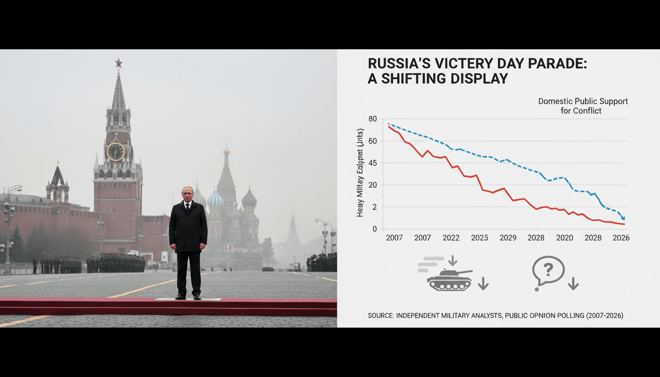 President Putin at the 2026 Victory Day parade in Moscow