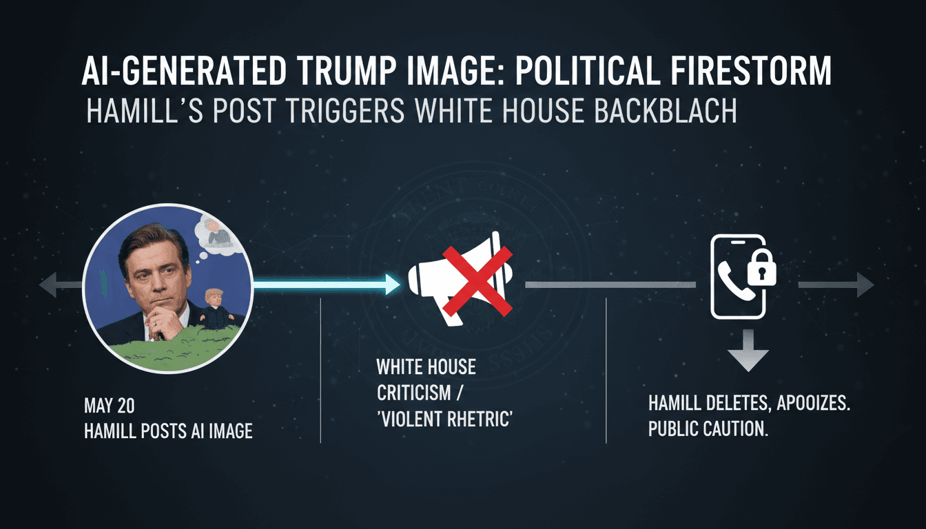 Mark Hamill faces backlash from White House over AI-generated Trump image