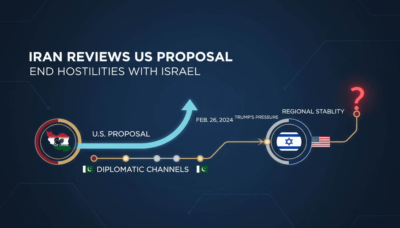 Iran Reviews US Proposal to End Hostilities with Israel