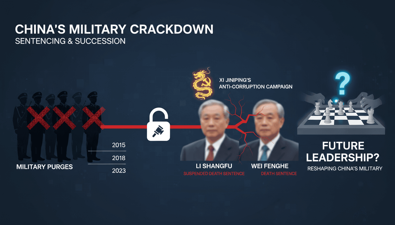 China sentences two former defense ministers to suspended death for corruption