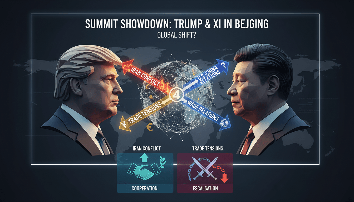 Trump to Meet Xi Jinping in Beijing Amid Iran Conflict and Trade Tensions