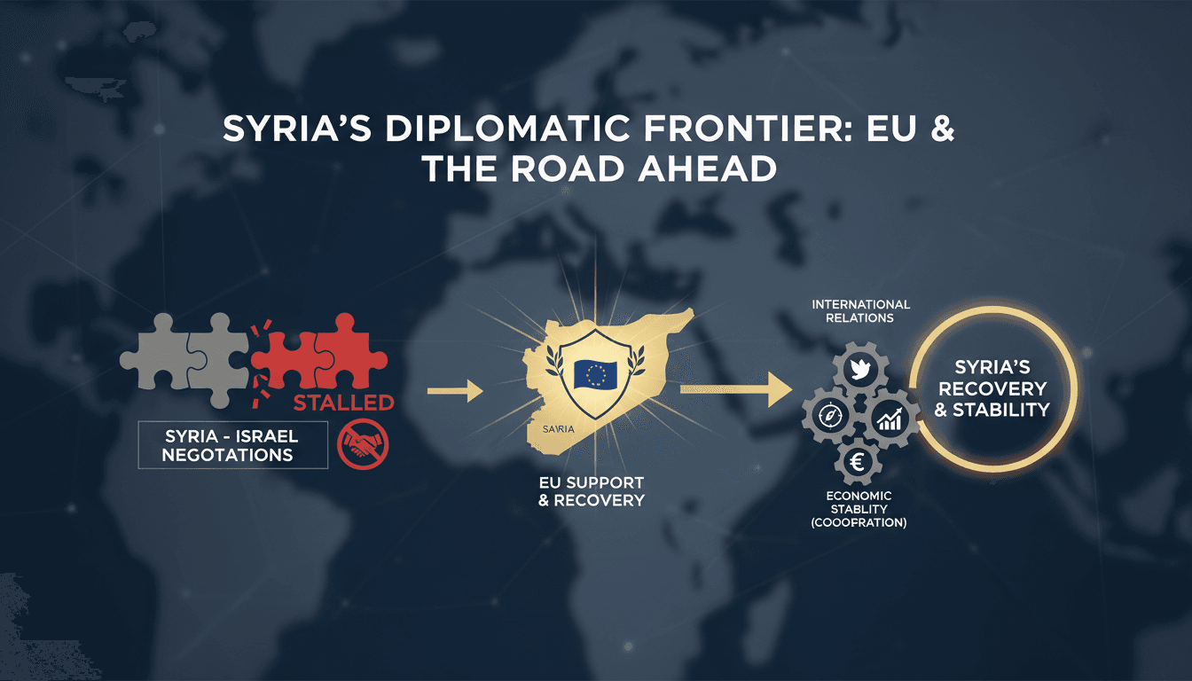 Syria's Foreign Minister discusses stalled negotiations with Israel.