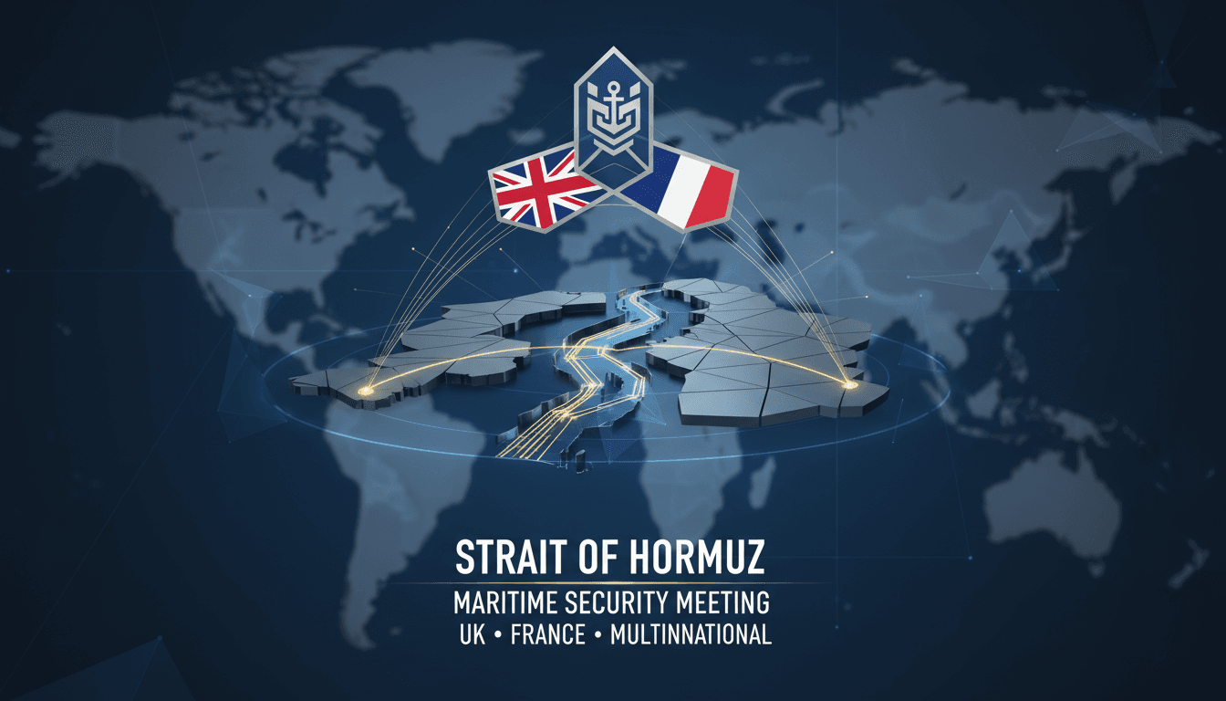 Defense ministers meeting to discuss maritime security in the Strait of Hormuz
