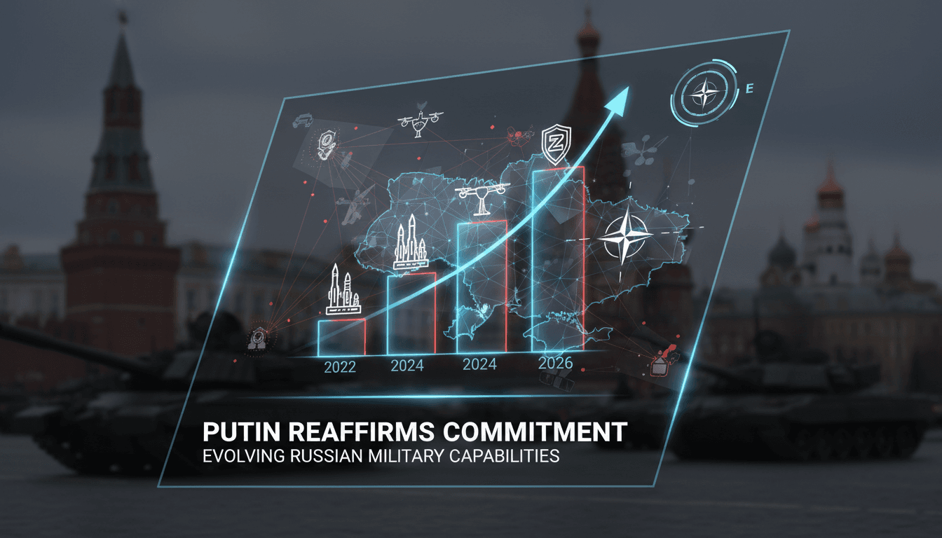 Putin delivering a speech during the Victory Day military parade