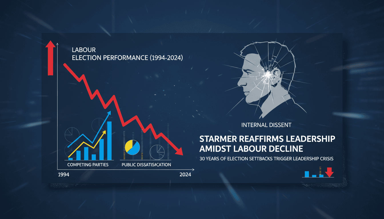 Keir Starmer speaking at a podium during a press conference