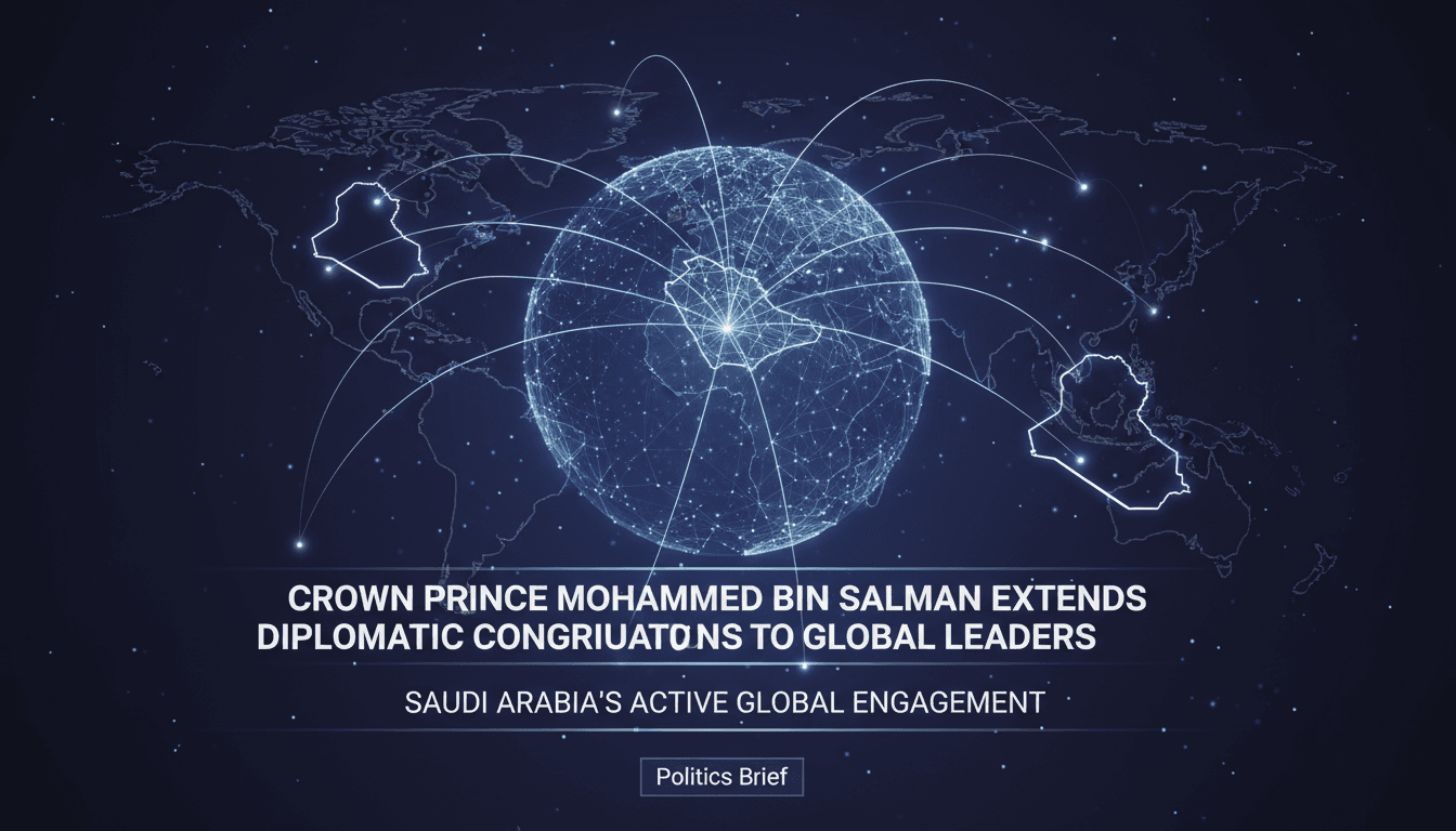 Crown Prince Mohammed bin Salman extends diplomatic congratulations to global leaders