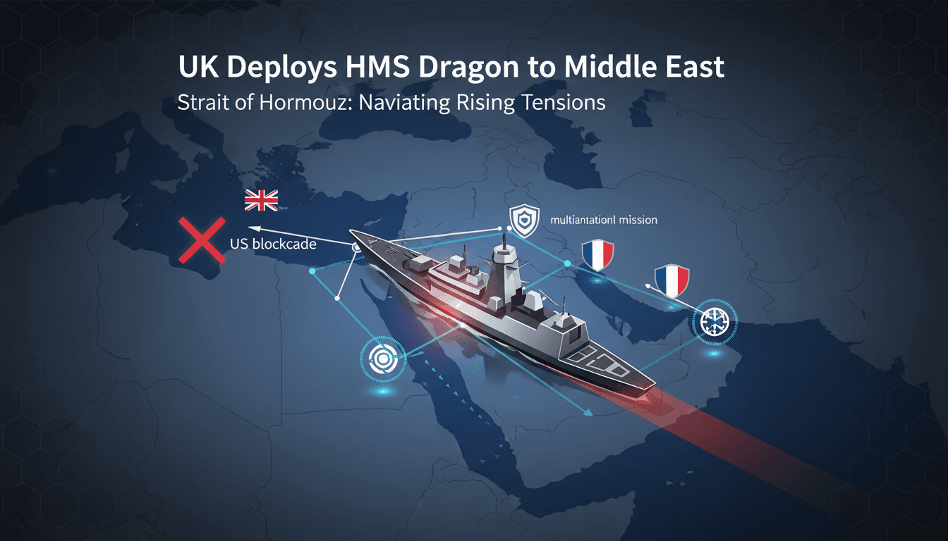 UK Deploys HMS Dragon to Middle East Amid Rising Tensions