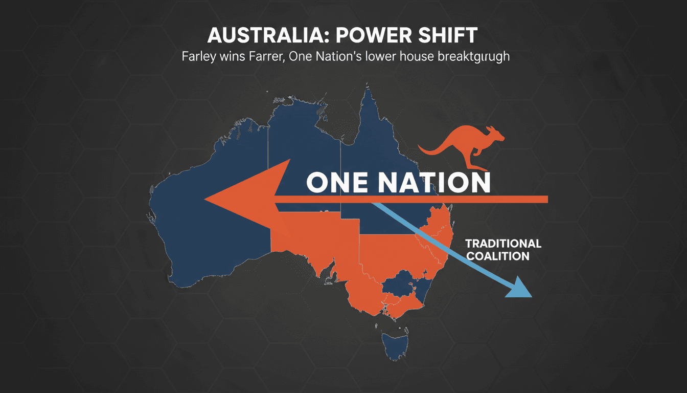 One Nation party wins first lower house seat in Australia