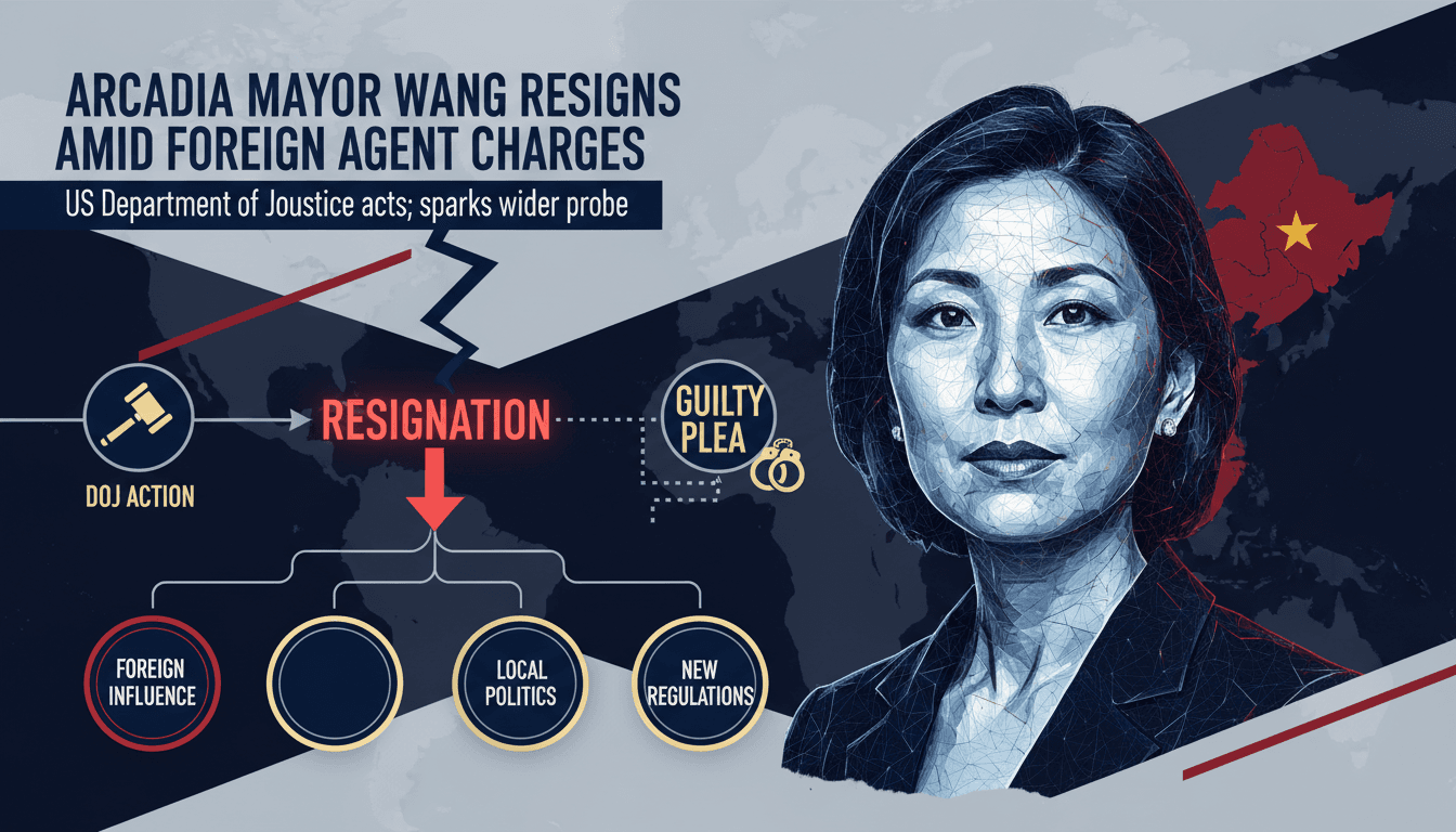 Eileen Wang, former mayor of Arcadia, California, during a press conference.