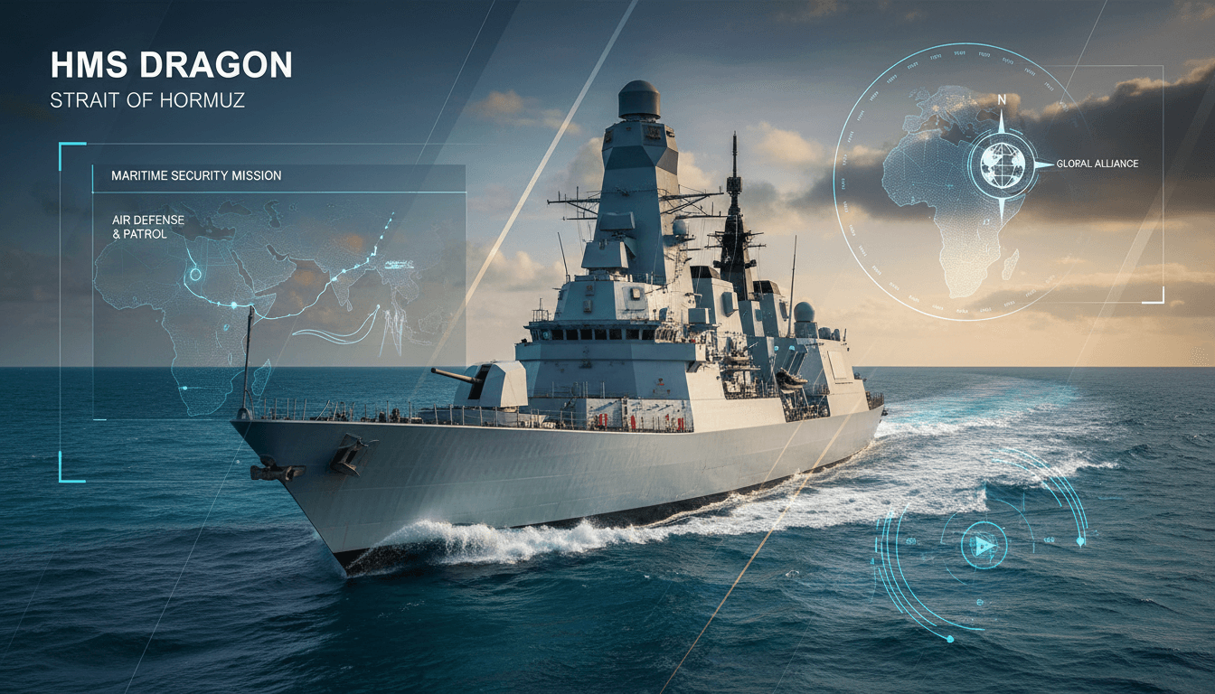 UK Deploys HMS Dragon to Middle East for Maritime Security Mission