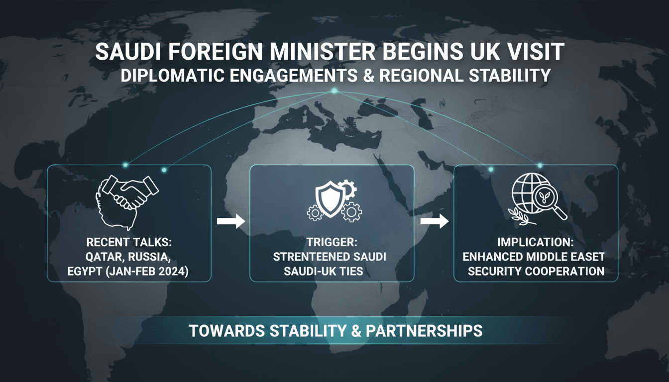 Saudi Foreign Minister Begins Official Visit to the UK