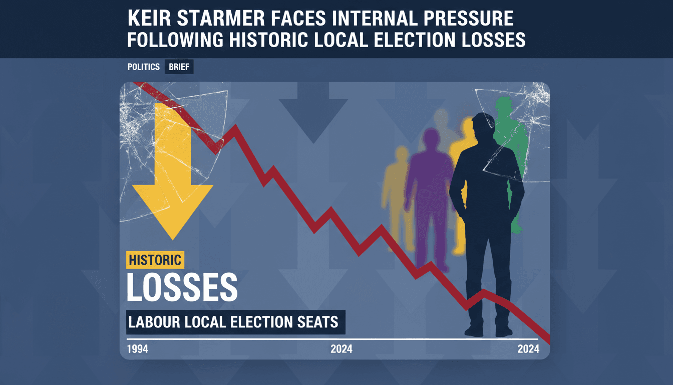 Keir Starmer Faces Internal Pressure Following Historic Local Election Losses