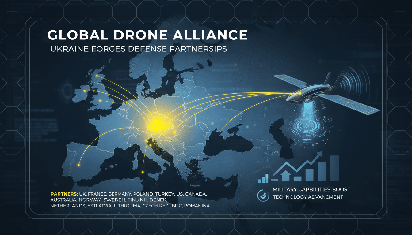 Ukrainian drone technology and international military partnerships