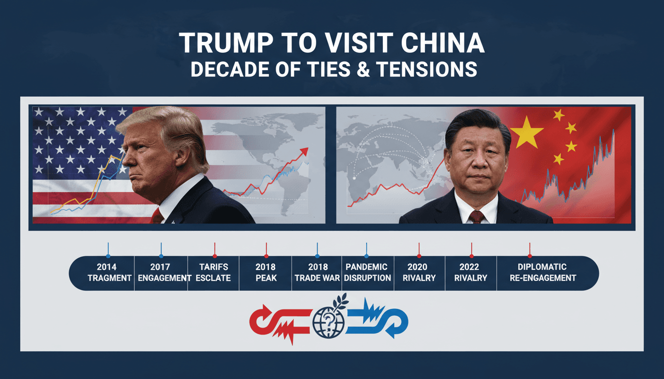 President Trump preparing for his first visit to China in a decade.