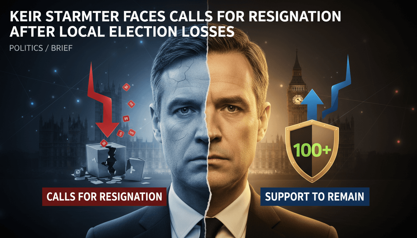 Keir Starmer Faces Calls for Resignation After Local Election Losses