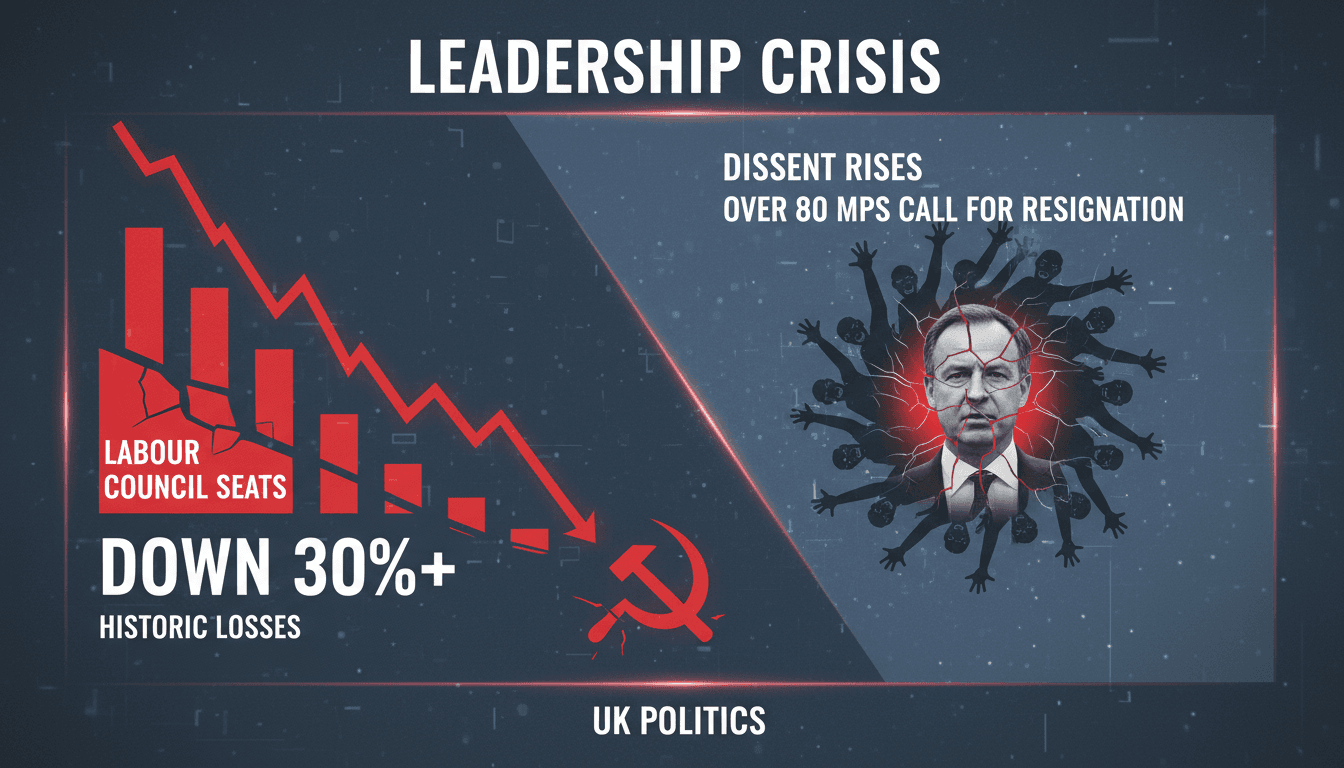 Keir Starmer faces leadership crisis after Labour's historic local election losses