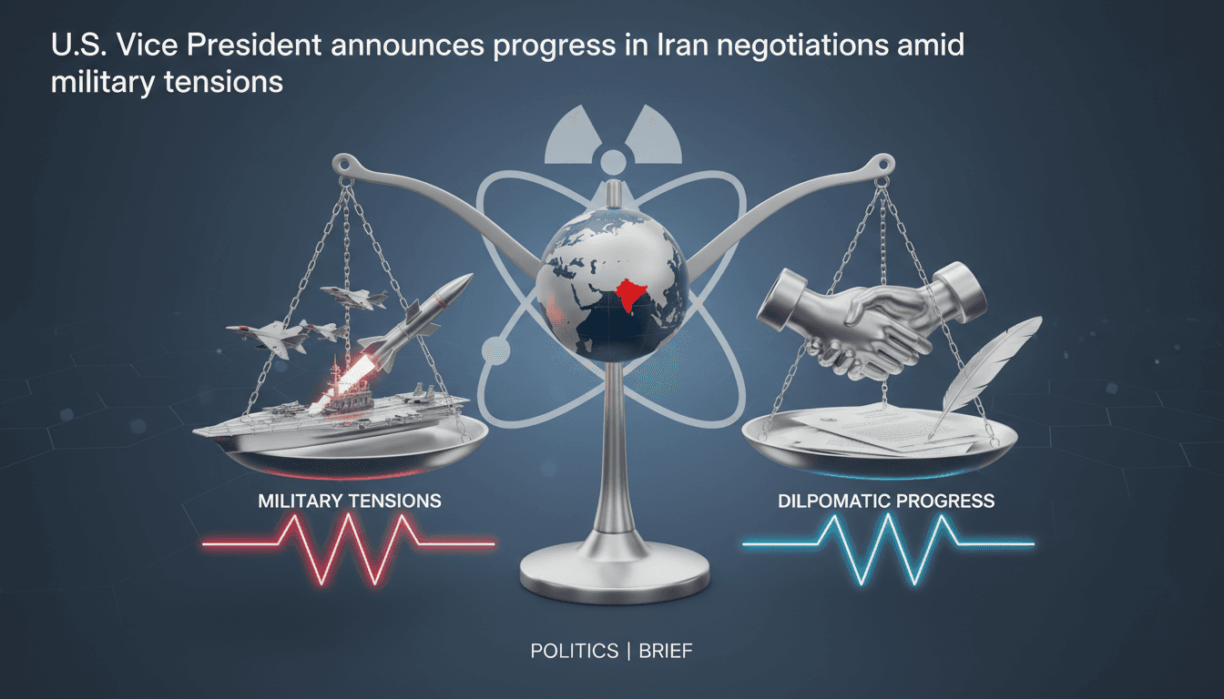 U.S. Vice President JD Vance discussing Iran negotiations