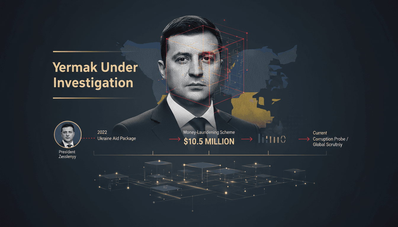 Andriy Yermak under investigation for corruption in Ukraine