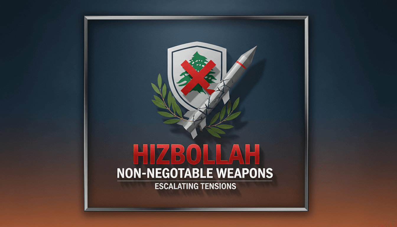 Hizbollah Asserts Non-Negotiable Stance on Weapons Amid Israeli Airstrikes