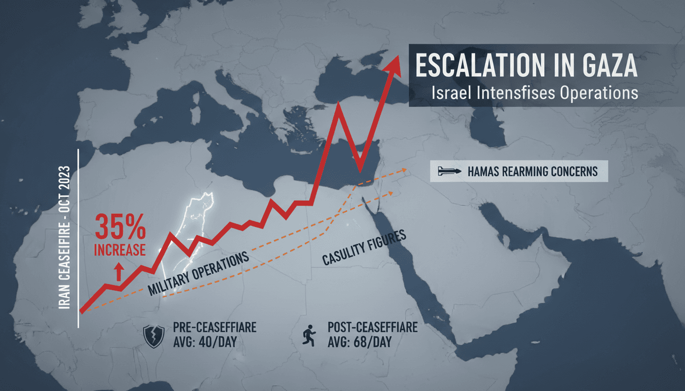 Israeli military operations in Gaza following the Iran ceasefire