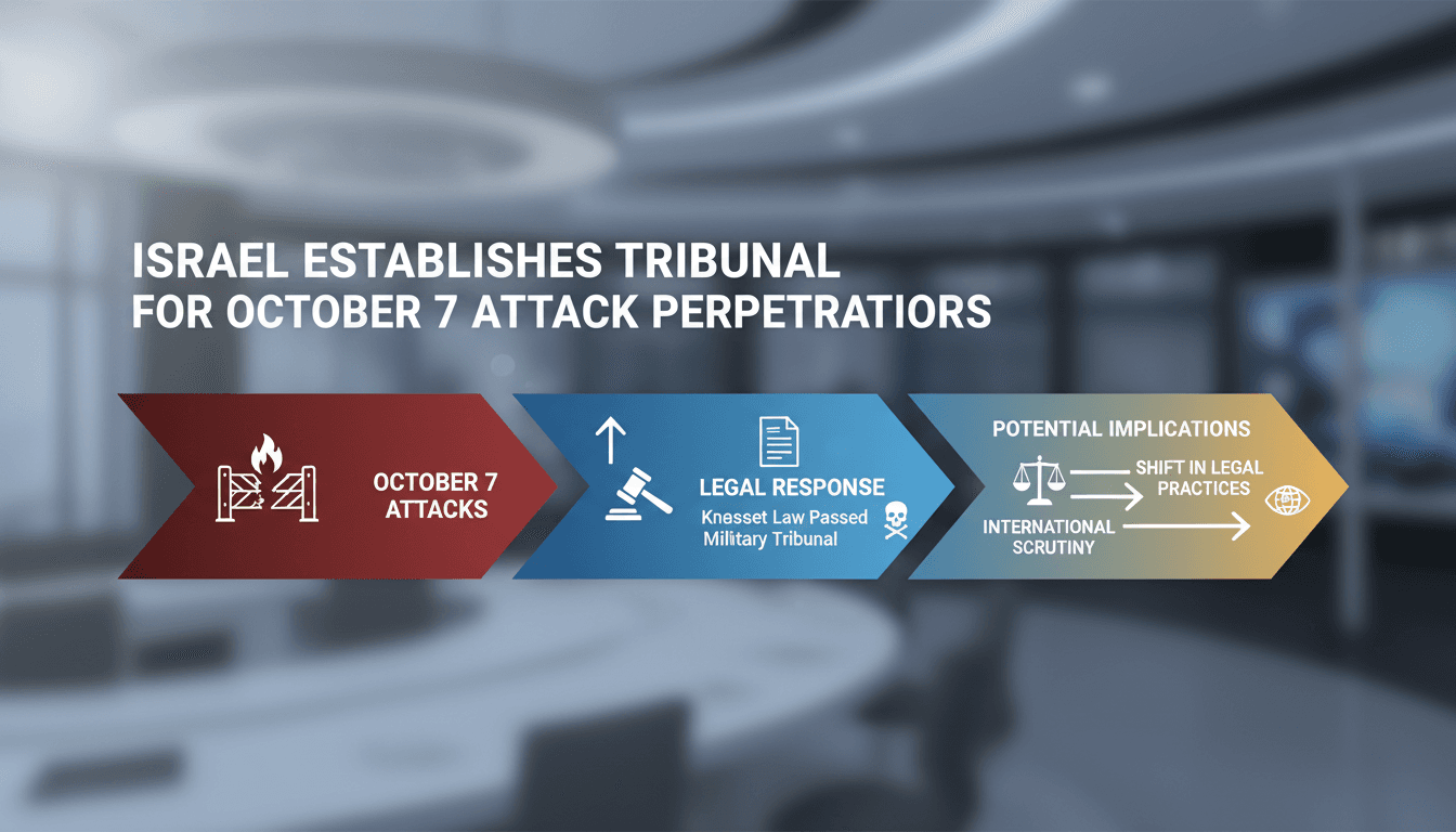 Israel establishes military tribunal for October 7 attack perpetrators