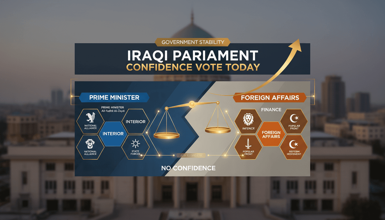 Iraqi Parliament session for government confidence vote