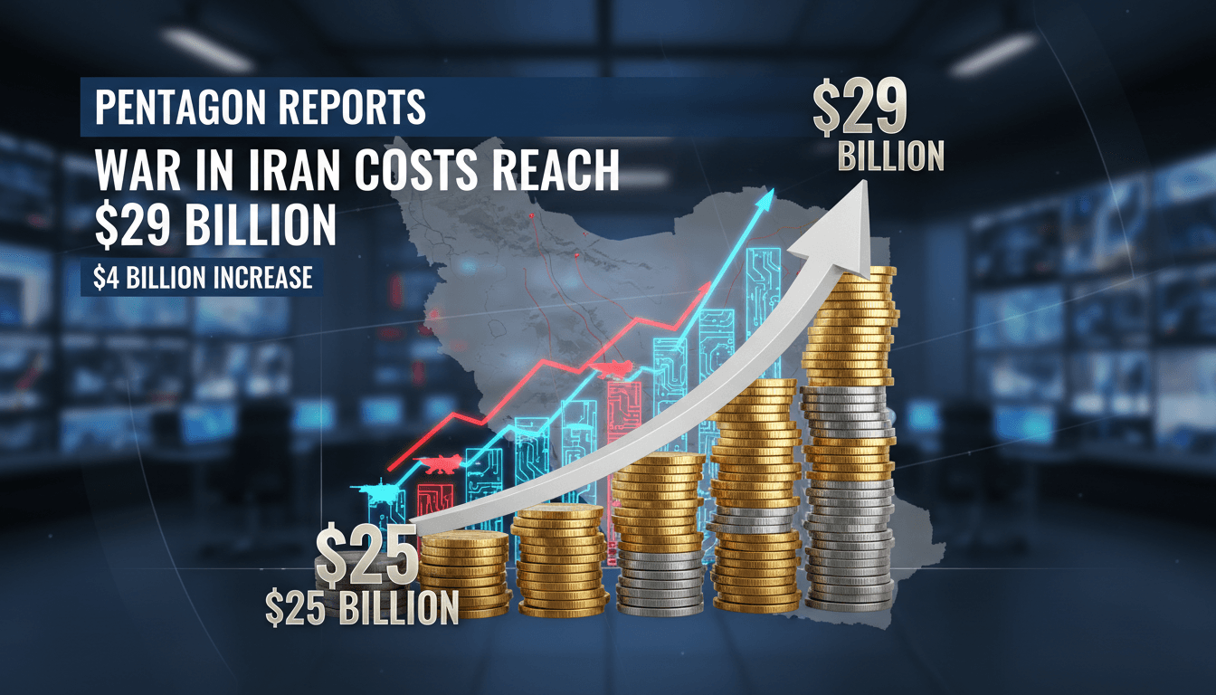 Pentagon report on escalating costs of the war in Iran