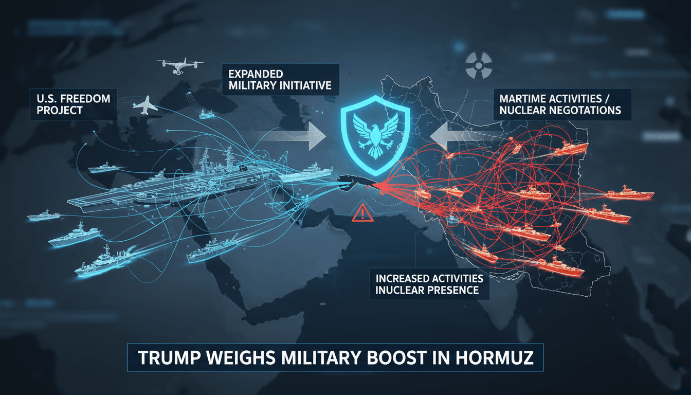 Trump Considers Expanded Military Initiative in Strait of Hormuz