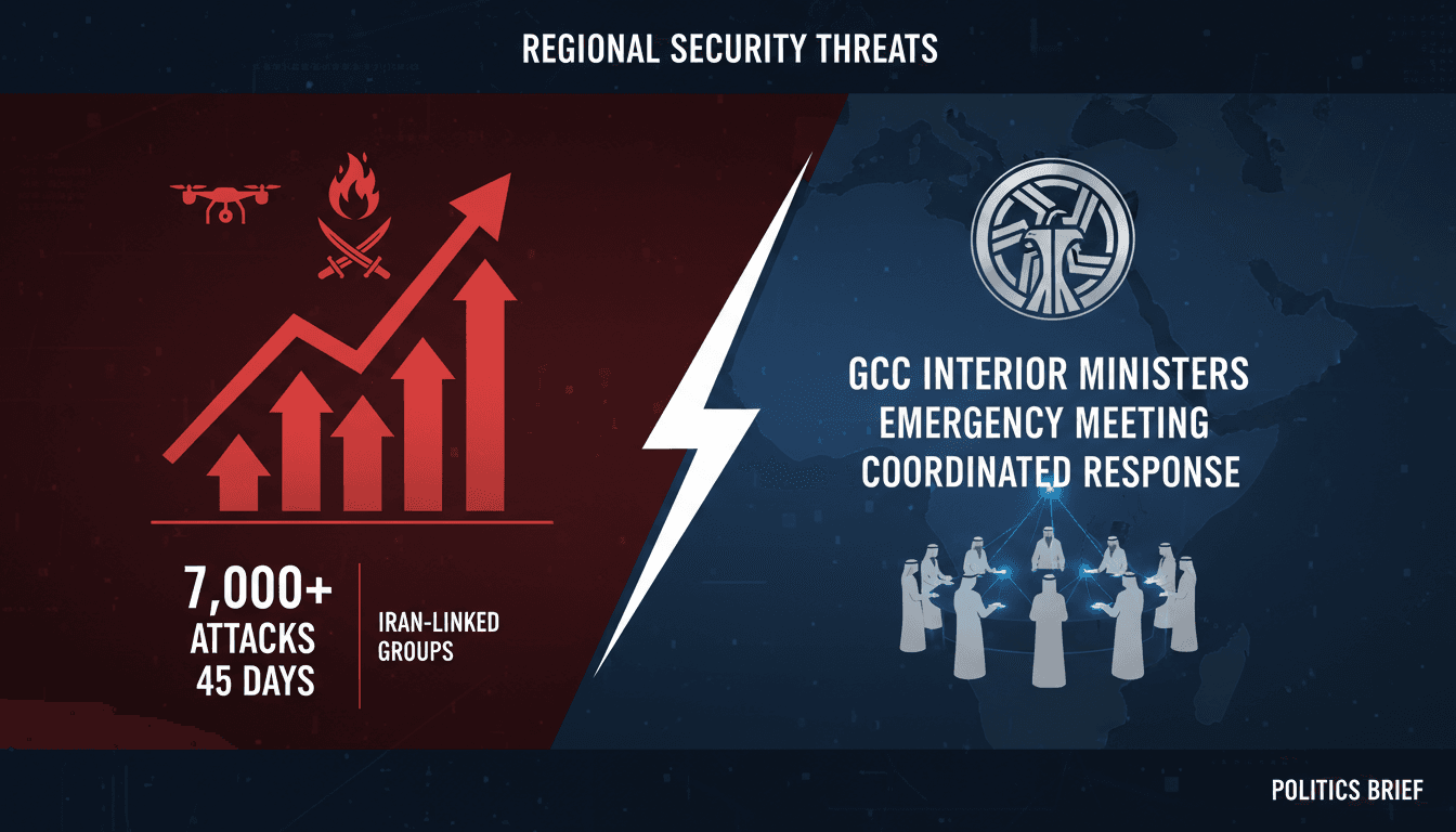 GCC interior ministers meeting in Riyadh to discuss security threats