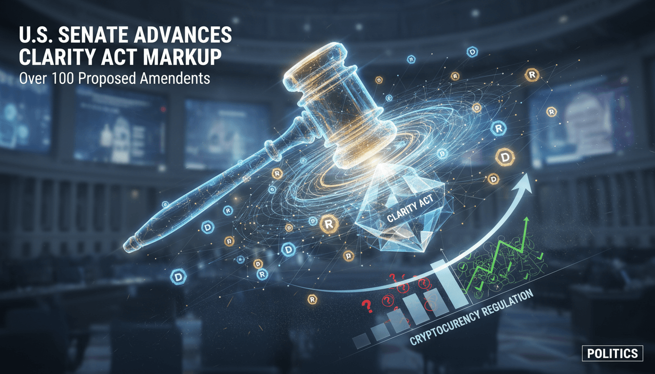 U.S. Senate hearing on cryptocurrency regulation and the CLARITY Act