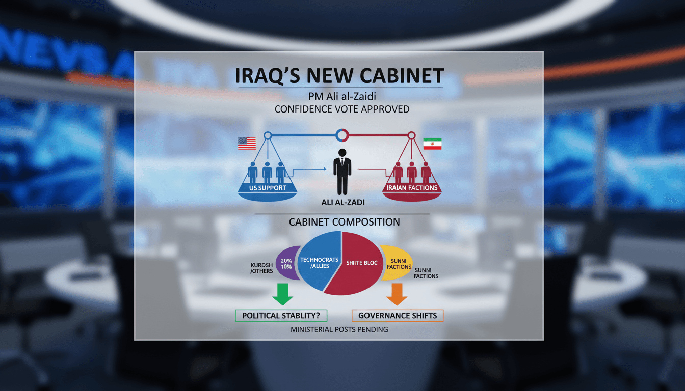 Prime Minister Ali al-Zaidi addressing the Iraqi parliament after government approval.